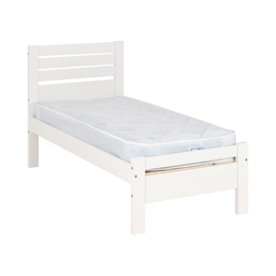 image 1 of Toledo 3 Feet Bed Frame - L198 x W97.5 x H93 cm - White