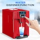image 4 of HOMCOM 3L Ice Maker Machine and Water Dispenser, 12kg in 24H, 2 Size Options 9 Ice Cubes Ready in 6-10 Mins Countertop Ice Machine for Home, Kitchen, Office, Bar, Red