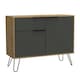 image 1 of Vegas, Small Sideboard With 2 Doors And Drawer Brown