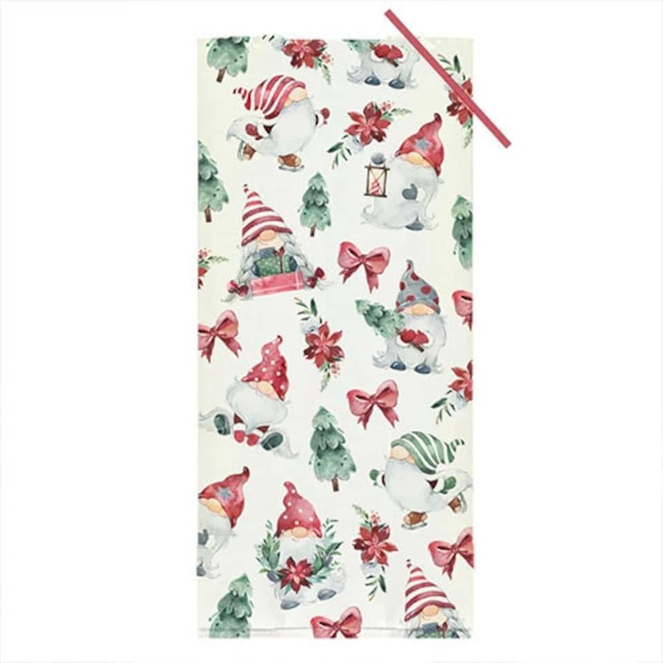 image 1 of Gonk Christmas Cello Gift Bags with Twist Ties - Pack of 20