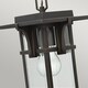 image 3 of Manhattan 1 Light Outdoor Ceiling Chain Lantern Oil Rubbed Bronze, E27
