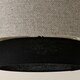 image 6 of ValueLights Weaver Pair Ceiling Pendant Light Shades Black and Grey Herringbone and Bulbs