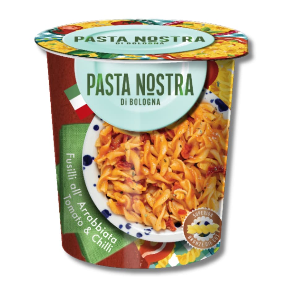 image 1 of Pasta Nostra Instant Pasta Pots Pack of 6 x 70g - Italy's Favourites