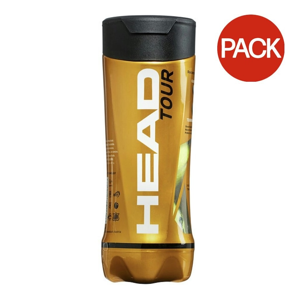 image 1 of Head Tour Tennis Balls (Pack of 3) - Green - One Size