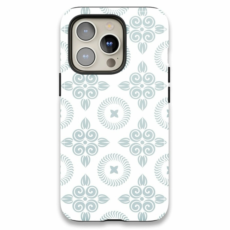 image 1 of Soft Tile Print Phone Case | Blue | iPhone 15 Pro Max
Tough | iPhone 15 Pro Max
Tough