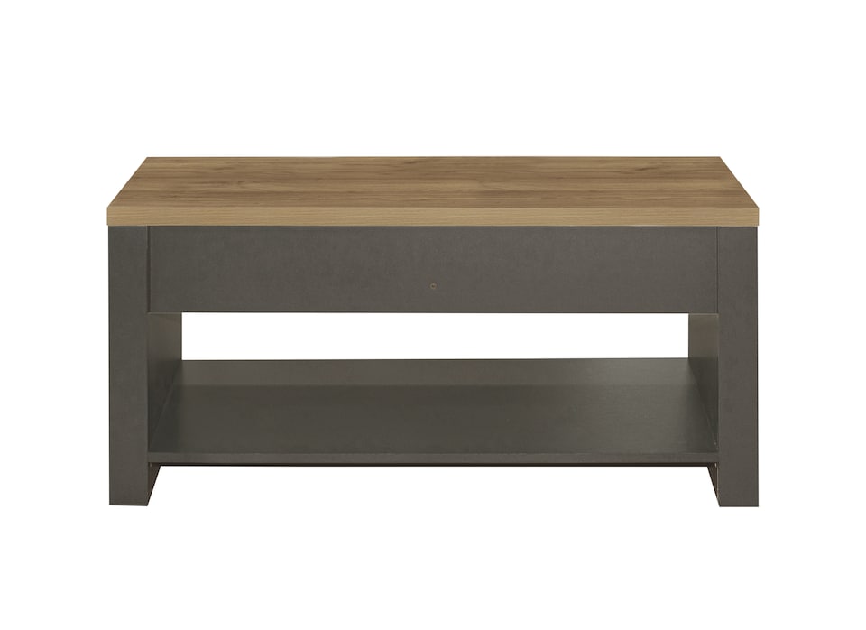 image 1 of Highgate 2 Drawer Coffee Table Dark Grey