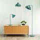 image 3 of ValueLights Morris Teal Retro Dome Metal Desk Office Table Lamp Light with LED Bulb