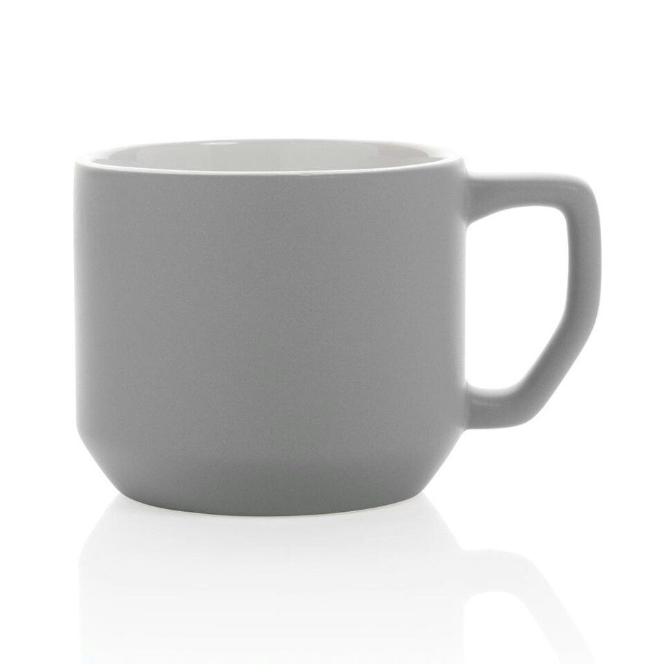 image 1 of XD Collection Modern Ceramic 350ml Mug - Grey - One Size