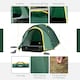 image 4 of Outsunny Compact Camping Tent w/ Vestibule & Mesh Vents for Hiking Green