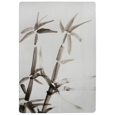 Japanese painting of bamboo (Rug) White | L