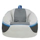 image 2 of PLAY-R1 Alpha Kids Gaming Bean Bag Chair Grey Video Gaming Bean Bags Grey