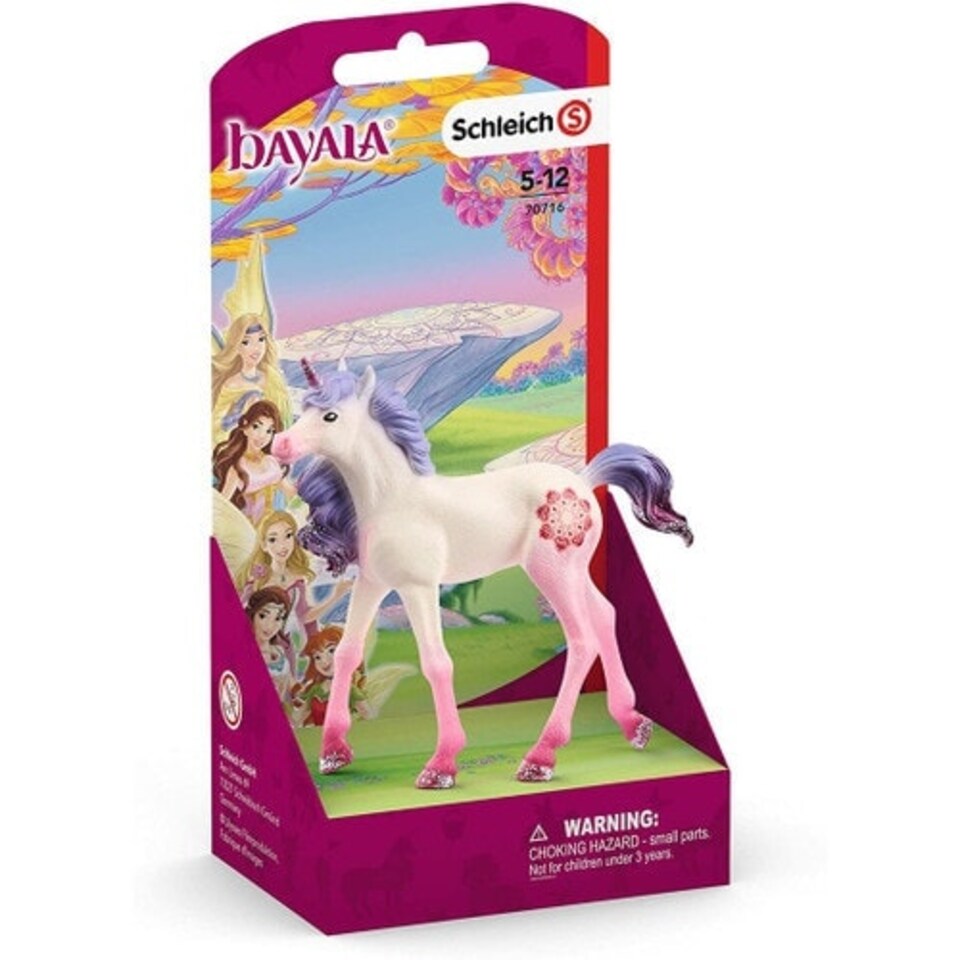 image 1 of Schleich Bayala Mandala Unicorn Foal Figure