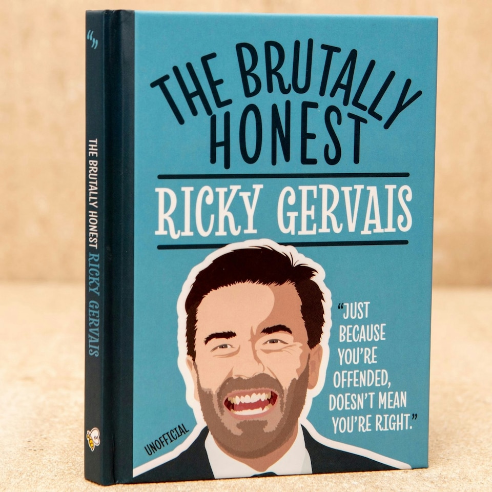 image 1 of The Brutally Honest Ricky Gervais Funny Unofficial Gift Book