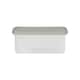 image 3 of Wham Clip 5x 10.5L Rectangular Plastic Storage Boxes with Clip Lock Lids. Ideal for Home, Office, Toys & More - Clear/Stone | Cream | Stone | 5