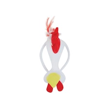 Bristol Novelty Chicken Sounds Mask - White/Red - One Size