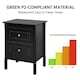 image 6 of Yaheetech 2-Drawer End Table Easy Assembled Black