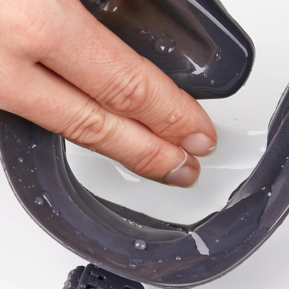 image 1 of Decathlon Anti-Fog Diving Mask 100 With Silicone Strap