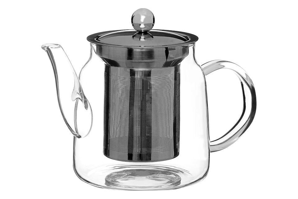 image 1 of Interiors By Premier Efficient High Borosilicate 650Ml Teapot, Premium Tea Pot For Dining Table, Ergonomic Teapot For Breakfast
