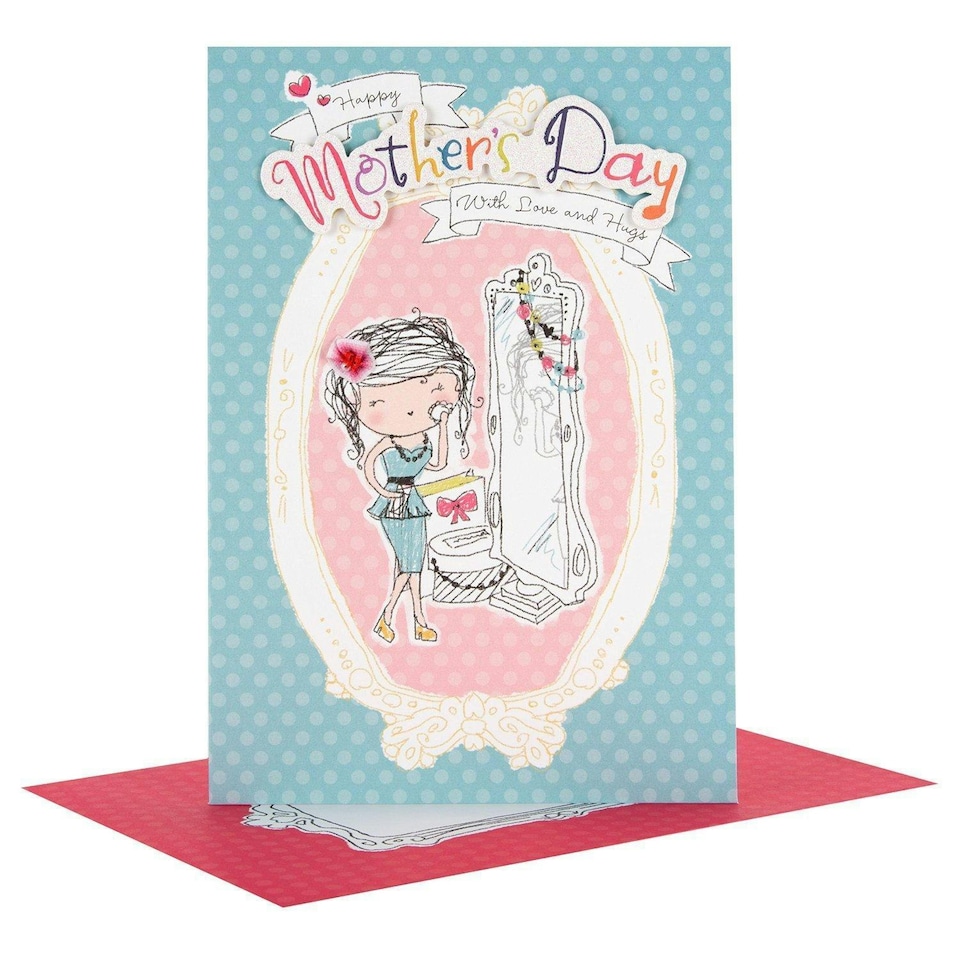 image 1 of Hallmark Mother's Day Card 'Cute 3D Plaque' Medium