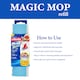 image 8 of Vileda Magic Mop Refill Sponge Floor Cleaning Replacement Head Hard Floors