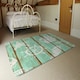 image 3 of Nautical Elements on Wood (Rug) Blue | Large: 140x200cm