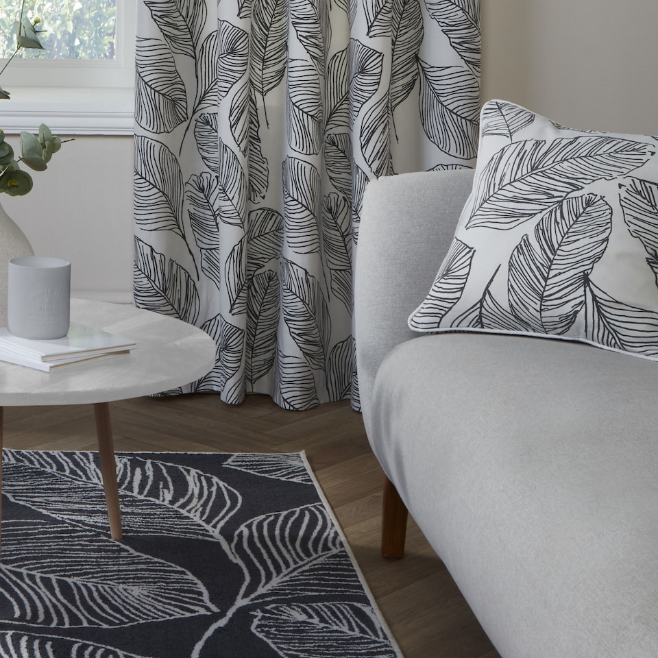 image 1 of Fusion Matteo Cushion Cover Black