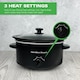 image 6 of Hamilton Beach 'The Comfort Cook' 3.5L Black Slow Cooker