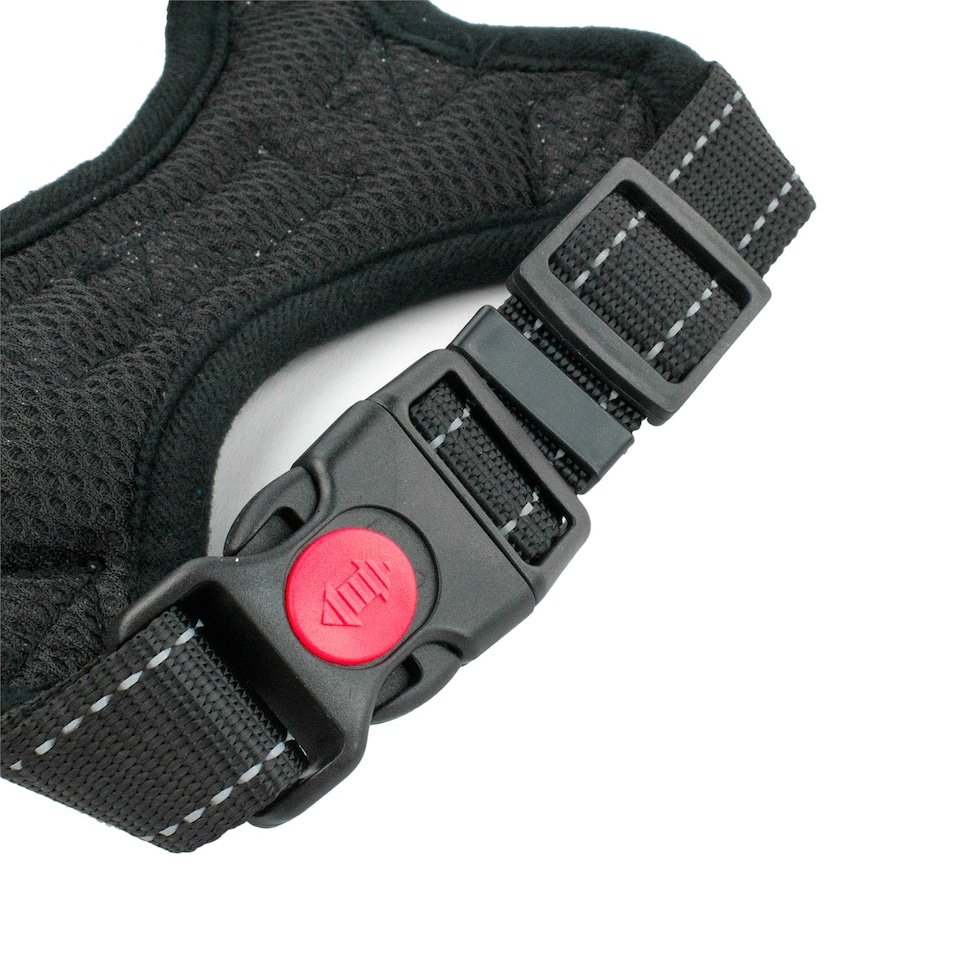 image 1 of KCT Extra Small Black Padded Dog Harness Black | XS