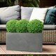 image 9 of Grey Light Concrete Trough Garden Planter H30 L65 W19 cm, 37 ltrs Cap.