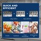 image 10 of HOMCOM Ice Maker Machine Portable Counter Top Ice Cube Maker for Home Black