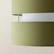 image 5 of ValueLights Sophia Pair of Small Olive 2 Tier Lamp Shades & Bulbs | Green