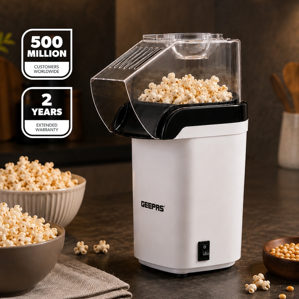 image 1 of GEEPAS 1200W Electric Popcorn Maker