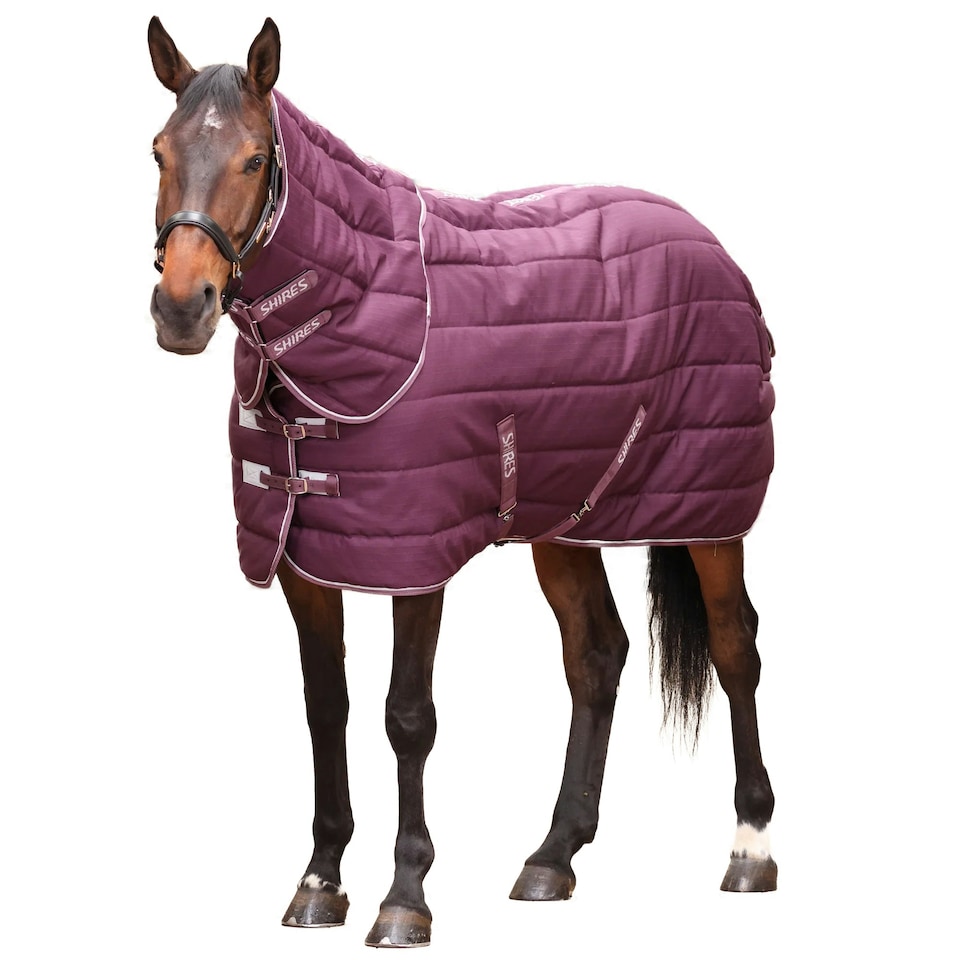 image 1 of Tempest Original Combo Neck Horse Stable Rug & Neck - Burgundy - 5´