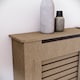 image 5 of Vida Designs Milton Radiator Cover MDF Slatted Cabinet, Unfinished, 111cm