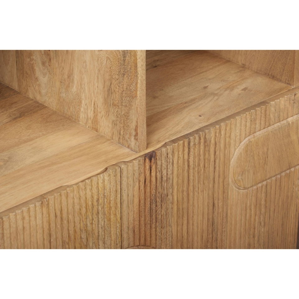 image 1 of Ajmer Solid Wood Bookcase Brown