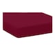 image 1 of Belledorm Easycare Percale Fitted Sheet - Red - Double
