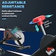 image 8 of HOMCOM Indoor Exercise Bike with Adjustable Height, Resistance