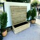 image 1 of Norfolk Planter and Trellis (Pack of 2) - Wood - L120 x W40 x H120 cm Brown