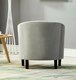 image 4 of Velvet Fabric Tub Chair Armchair Club Chair