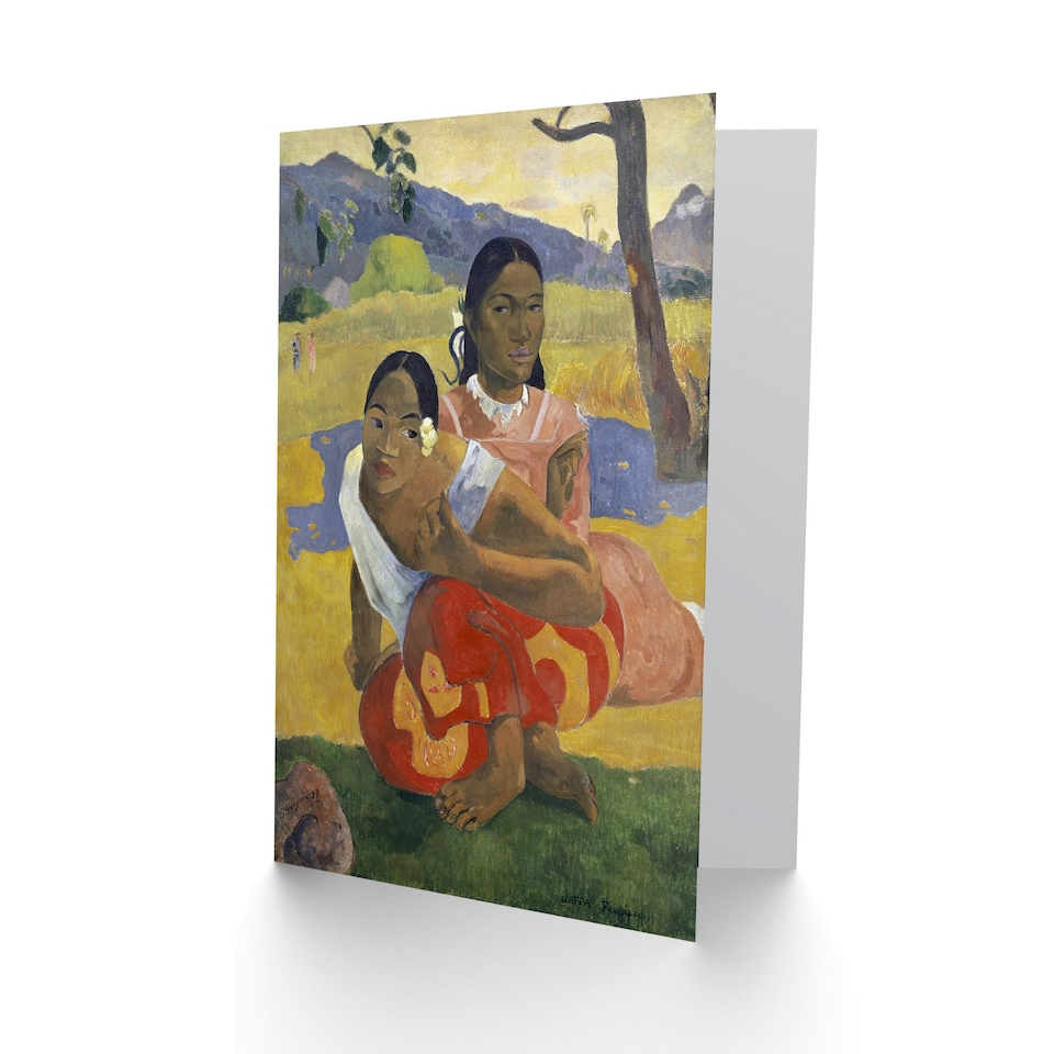 image 1 of Paul Gauguin Art Card When Will You Marry Oil Painting
