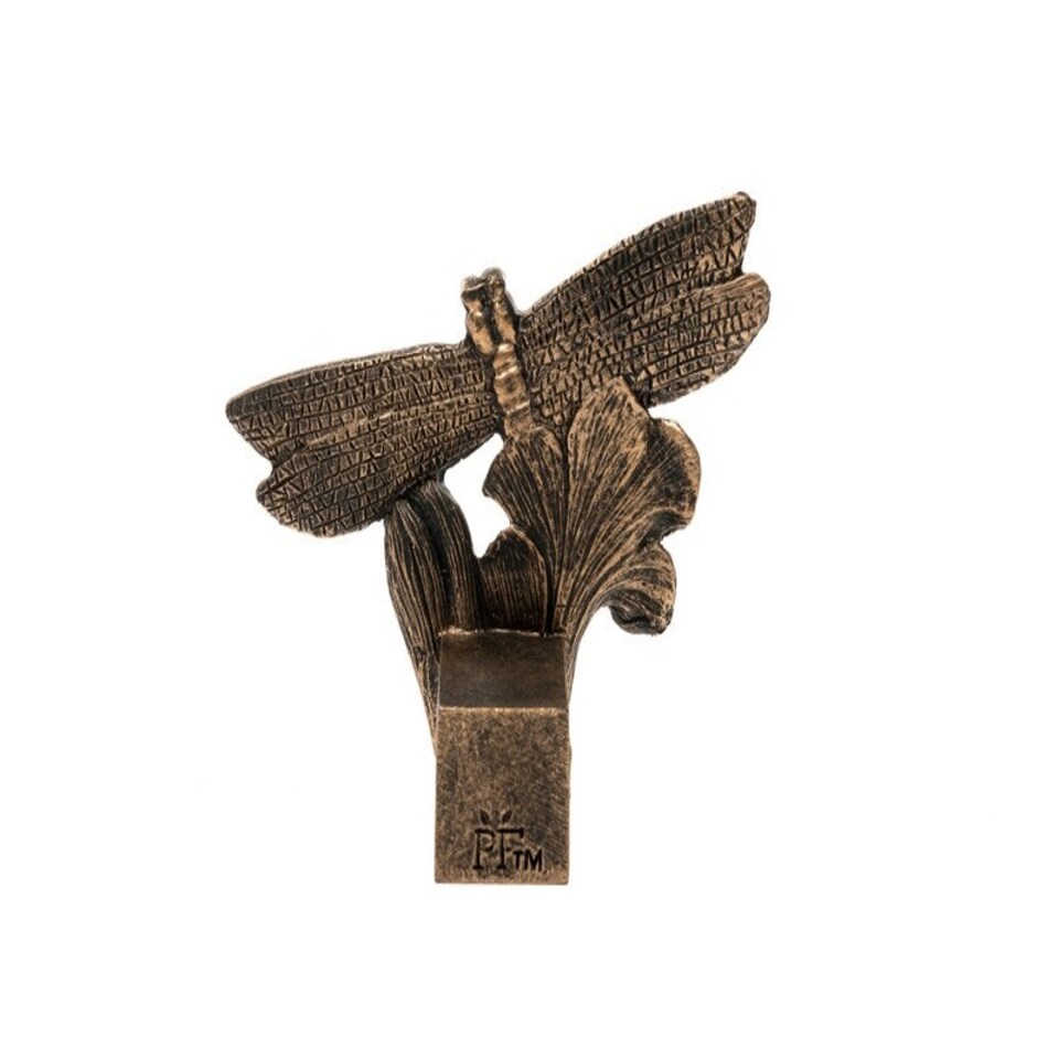 image 1 of Dragonfly Plant Pot Feet - Set of 3 - L3 x W7.5 x H6.5 cm Grey