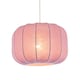 image 2 of Modern Pendant Lamp Shade with Soft Elasticated Fabric Lilac Covering | Purple