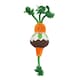 image 1 of House Of Paws Carrot Cake Christmas Dog Toy - Orange/Green - One Size
