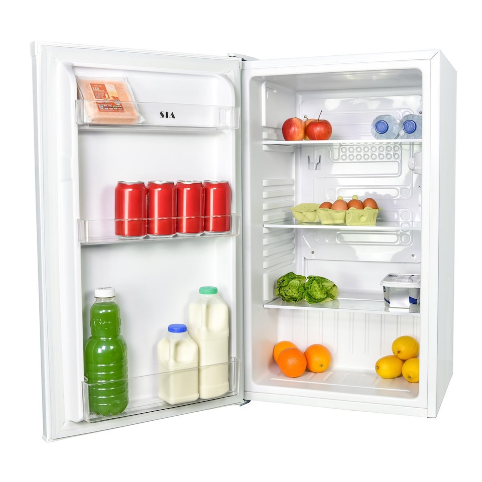 image 1 of SIA LFS01WH/E 48cm White Freestanding 91L Under Counter Larder Fridge