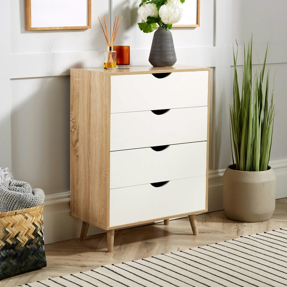 image 1 of Sideboard Chest Drawers TV Stand Bedside Living Room Boden Furniture Brown