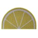 image 1 of Nicoman Lemon Halfmoon Door Mat