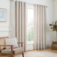 Curtina Marple Eyelet Curtains Natural