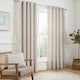 image 1 of Curtina Marple Eyelet Curtains Natural