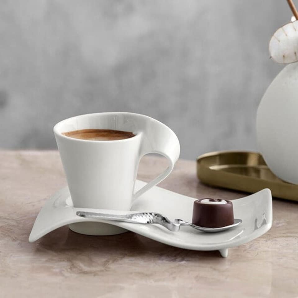 image 1 of Villeroy & Boch New Wave Caffe Espresso Cup Saucer