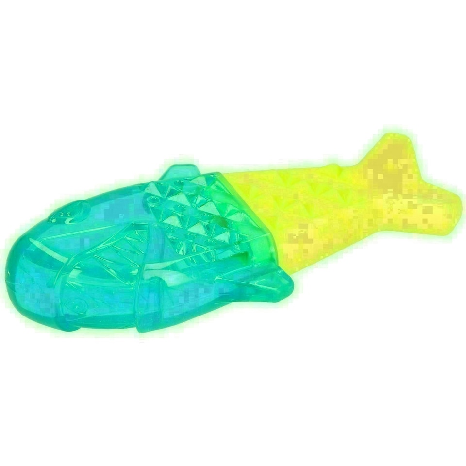 3PK Chillout Cool Soak Shark Dog Toy Heat Relief Puppy Teething Play 6x17cm
